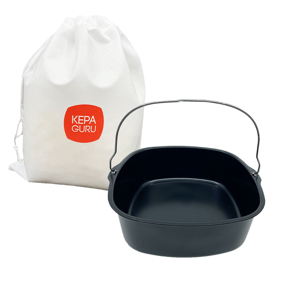 Metalinis kepimo indas karšto oro gruzdintuvei