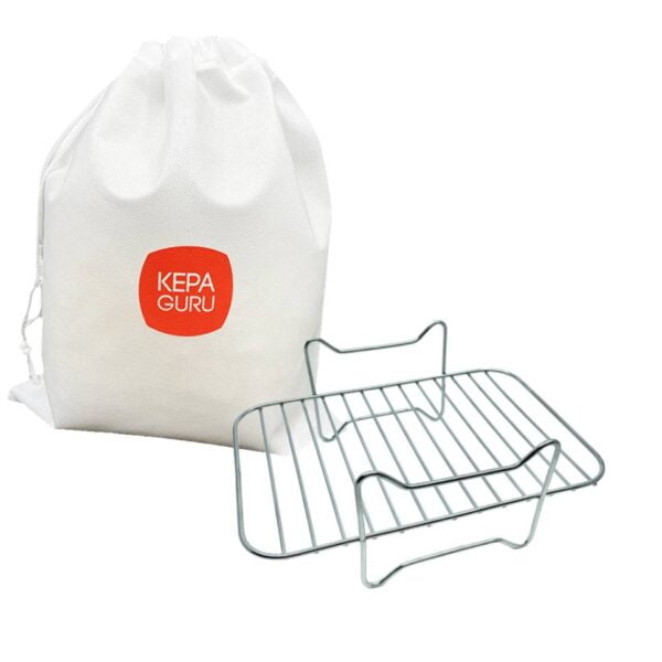 Grotelės karšto oro gruzdintuvei, stačiakampės. Kepa Guru